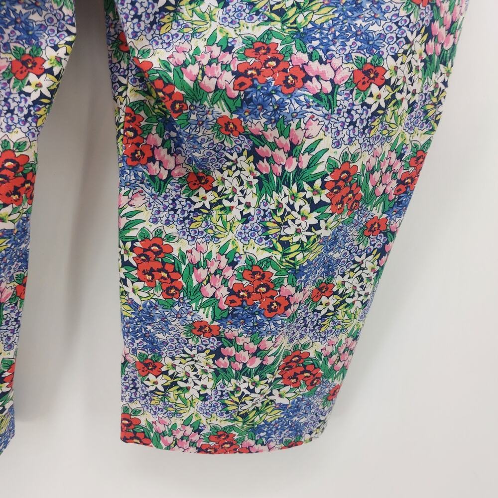 Talbots Women's Cropped Pants Perfect Skimmer Floral Size 16P - Picture 11 of 12